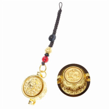 Portachiavi Zodiac Fortune in lega portafortuna per la ricchezza