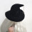 Accessoire de costume de chapeau de sorcière 14 x 8,5 pouces 1
