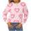 Maglione da donna con cuore, casual e oversize 1