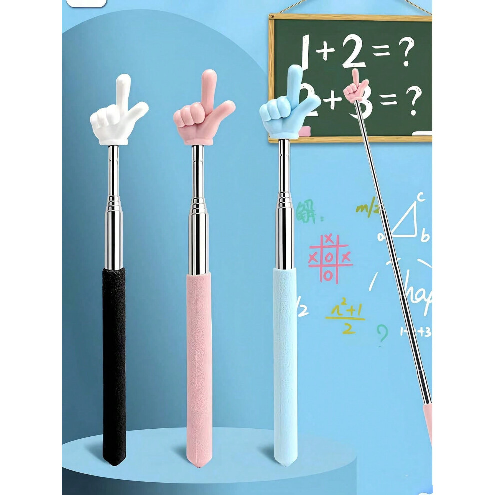 3Pcs Retractable Pointer Telescopic Presentation Pointer - Multi Functional Teaching Tool For Classroom, Office, Gifts Random Colors 9377112552361