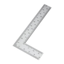 Steel Framing Square Rulers 90 Degree Scale Rulers Double Side Slope Rulers Measuring Layout Tool for Woodworker