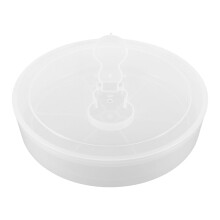 Minimalist Round Tea Holder Organizer with Airtight Lid for Kitchen Storage