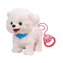 Realistic Interactive Robot Dog with Touch Sensing, Voice Mimic & Licking Motion – Compatible with Leash Remote