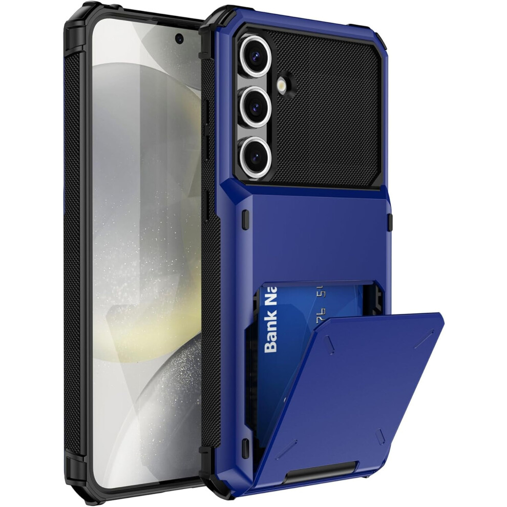 Galaxy S23 Plus Flip Cover Wallet Case With Hidden Card Slot, Dual-Layer Shockproof Protection – Compatible With Samsung Galaxy S23 Plus 5G (6.6", 9377112550466