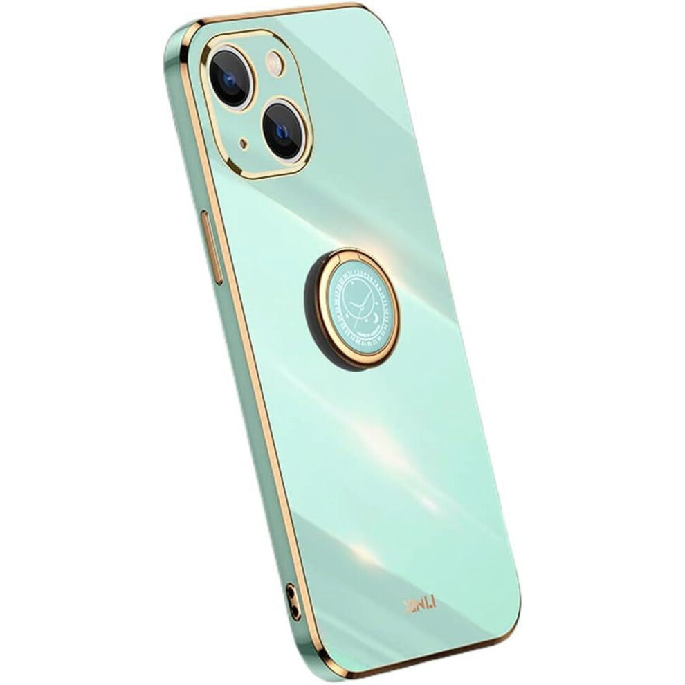 Slim Phone Case With Ring Bracket For Iphone X, Xs, Xr, Se, 8, 7, 6, 6S, 6S Plus, Max Â Compatible With Iphone 6/6S Green 9165521607556
