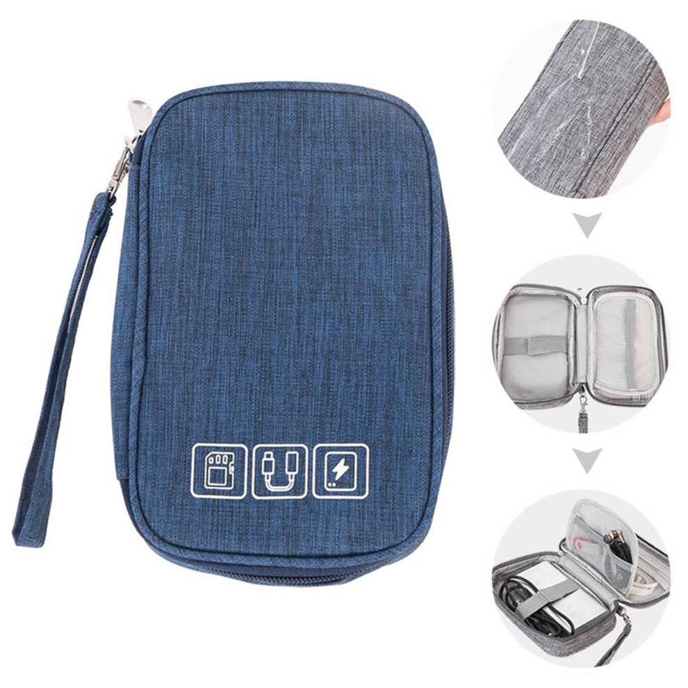 Digital Electronics Cable Storage Bag Travel Bag Electronic Accessories Cable Storage Bag Box Charger Cell Phone Usb Headset Sd Card Storage Bag 9377112550671