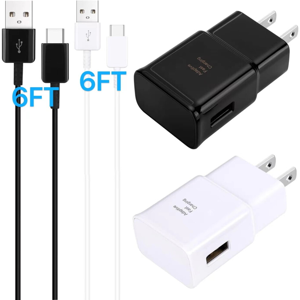 Fast Android Charger With 12Ft Usb-C Cable, Compatible With Samsung Galaxy S8âS25, Note 8Â10, And More 9027700550759