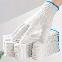 12pcs Cotton Yarn Protective Gloves for Men & Women – BBQ, Construction, Gardening, Farm, Ranch, Warehouse – Compatible with Safety Standards