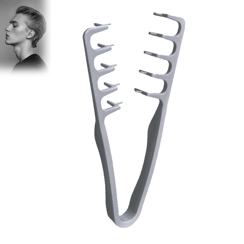 Fluffy Texture Styling Comb â Volumizing, Bangs Seam Grooming, Non-slip Handle, Wide Tooth for Curly/Straight Hair, Men & Women