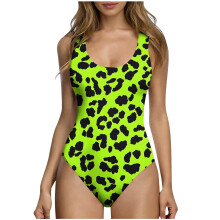 Women's modest one-piece swimsuit with tummy control and