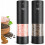 Rechargeable Salt and Pepper Grinder Set LED Light 1