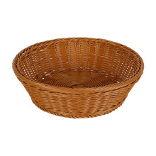 Panier à pain rond en osier imitation rotin (1 pièce)