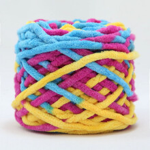 100g Soft Chenille Yarn, Velvet Blanket Yarn, Thick Fluffy Plush Yarn for Crocheting Hand Knitting Weaving Sweater Shawl Scarf Gloves DIY Craft