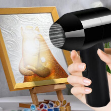 Kcavykas Cordless Quiet Hair Dryer, USB Rechargeable, Lightweight & Low Noise, Fast Drying – Compatible with Travel & Artists