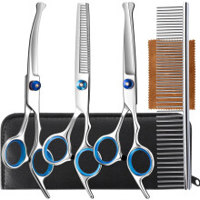 Dog Grooming Scissors Stainless Steel 5-in-1