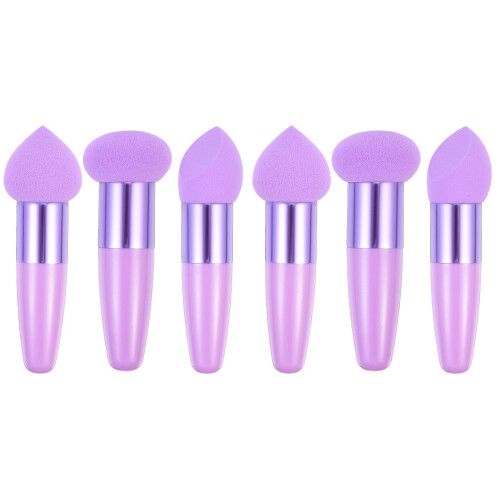 6Stk Herzförmige Make-Up Schwämme Multifunktionale Kosmetik
