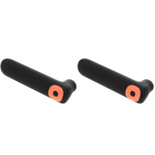 2Pcs Silicone Door Handle Safety Cover Black Anti-Collision Sleeve