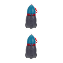 2Pcs Portable Kids Travel Potty Blue Car Urinal with Leakproof Cover
