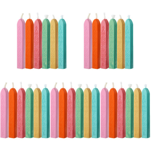 30Pcs Compact Wax Seal Sticks with for DIY Use