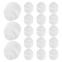 40Pièces Couvercles Blancs Pour Bouteille Protection Étanche