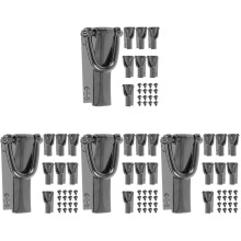 32Stk Metall D Ringe Schwarze Rotierbar Für DIY Hundehalsband Taschen