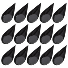 160Pcs Black Tasting for Sushi and Desserts