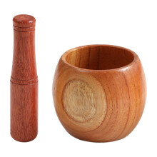 2Pièces Écrase-Ail En Bois Manuel Pour Maison Cadeau