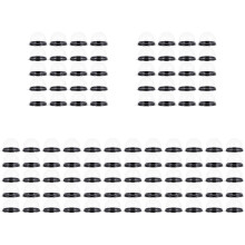 250Pièces Boîtes De Rangement Noires Pour Cupcake Moon Cake