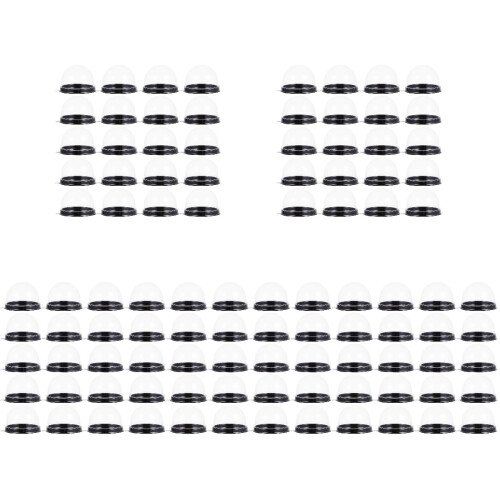 250Pièces Boîtes De Rangement Noires Pour Cupcake Moon Cake
