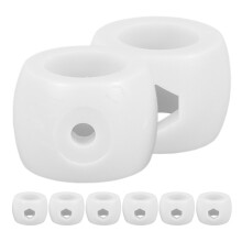 8Pcs Plastic Foosball Rod Positioner Replacement Parts White Set