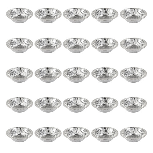 750Pcs Eco-Friendly Silver Egg Tart Cups Disposable Baking Mold