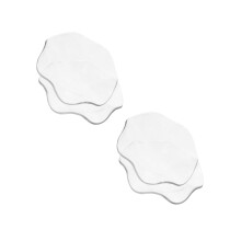 4Pcs Transparent Glass Essential Oil Holders for Home Spa Aromatherapy