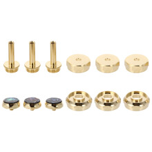 3Pcs Copper Trumpet Piston Button Buckles Simple Musical Accessories