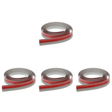4pcs Floor Transition Strip Stone Plastic Excessive Strip Pvc