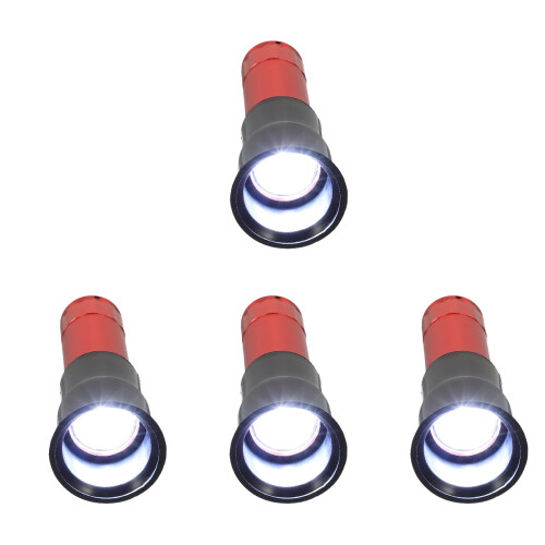 4Pcs Portable Egg Candler Lamp Cold Light for Egg Incubator Red