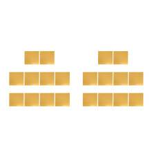 20Pcs Golden Cake Cardboard Boards Square Birthday Cake Base Durable