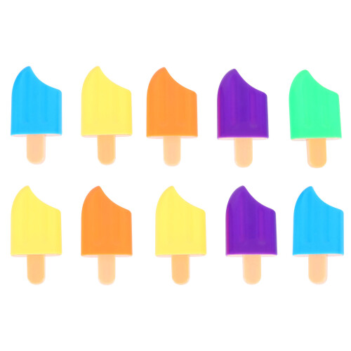 20Pcs Lightweight Assorted Color Popsicle Highlighters for Office Use