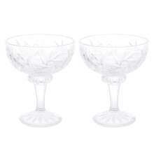 4Pcs Transparent Dessert Glass Goblets Ideal for Ice Cream and Juice