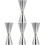 4Pcs Double Cocktail Jigger Stainless Steel Ounce Cups Bar Accessory 1
