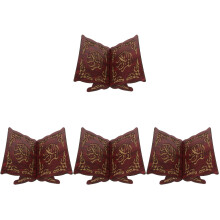 4Pcs Wooden Muslim Book Holder Decorative Foldable Book Display