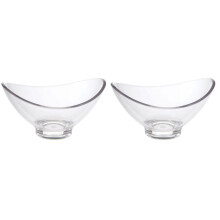 2Pcs Transparent Salad Bowls Multipurpose Dessert Candy Bowls