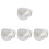 4Pièces Cache-Tête Transparent Chat Confortable Facile À 1