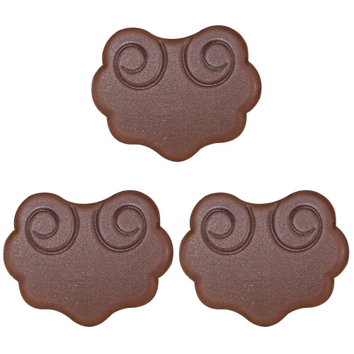 3Pièces Tampon Erhu Composite Marron Pour Pratique Discrète