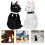 6Pcs Ceramic Dog Salt Shakers Kitchen Spice Containers Assorted Color 1