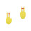 2Pcs Yellow Flight Suit Parrot Diaper Safe & Reusable 1