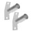 Raindrops 2pcs Silver Iron Extension Pole Adapter For Broom And Mop 9