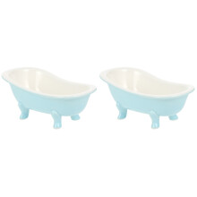 2 Pack Dessert Bowl Baby Ice Cream Sundae Bowls Bathtub Shape Dish