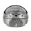 4Pcs Compact Zinc Alloy Ashtray Home Office Ash Container Silver Decor 1
