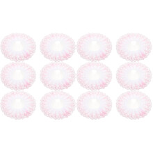 12Pcs Bouquet Lace Hat Pink Bridal Flower Holder for Wedding Parties