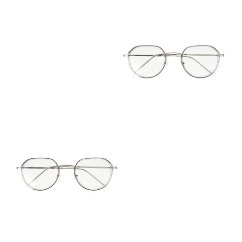 2Pcs Light Blocking Glasses Plastic Eyewear for Men Women